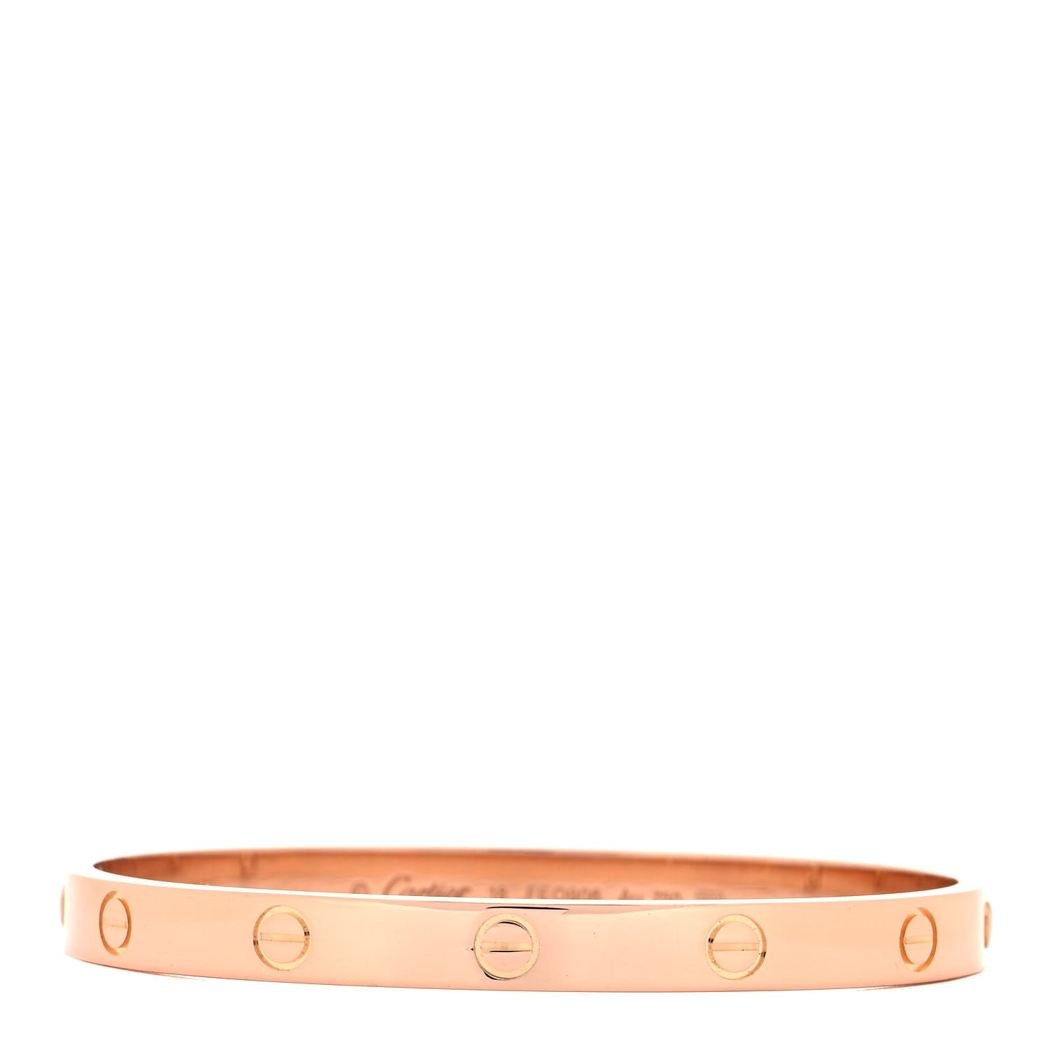 Cartier 18K Pink Gold LOVE Bracelet 18 1 of 6
