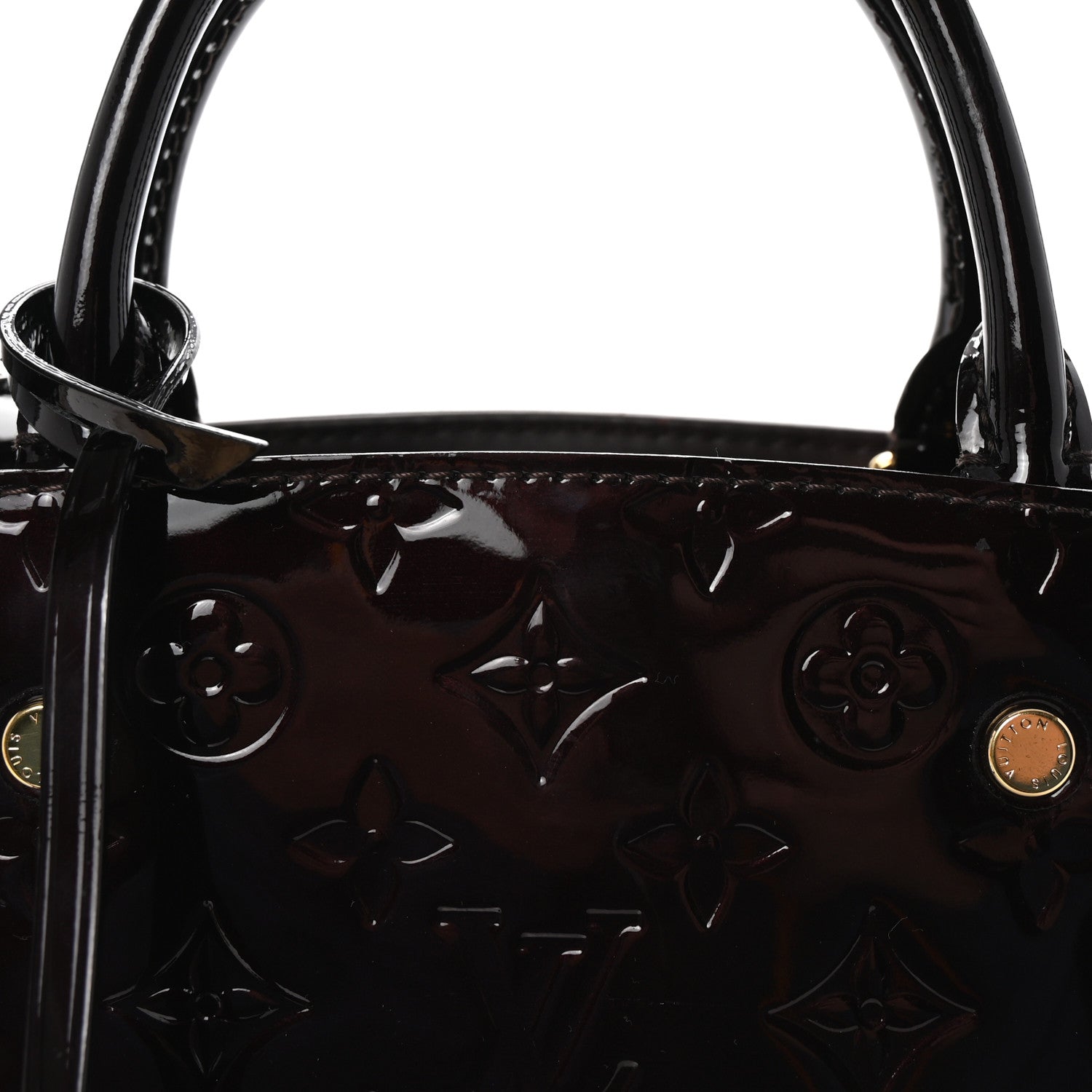 Louis Vuitton Vernis Montaigne BB Amarante 7 of 9