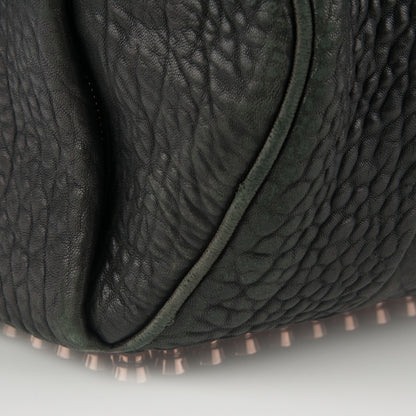 Alexander Wang Pebbled Lambskin Rocco Black Rose Gold Hardware 8 of 12