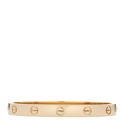 Cartier 18K Yellow Gold Love Bracelet 16 1 of 9