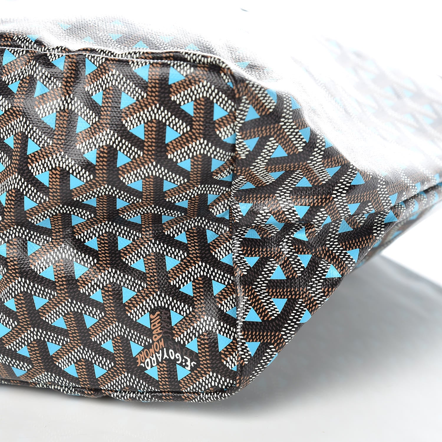 Goyard Goyardine Saint Louis Claire Voie PM Black Blue 11 of 11