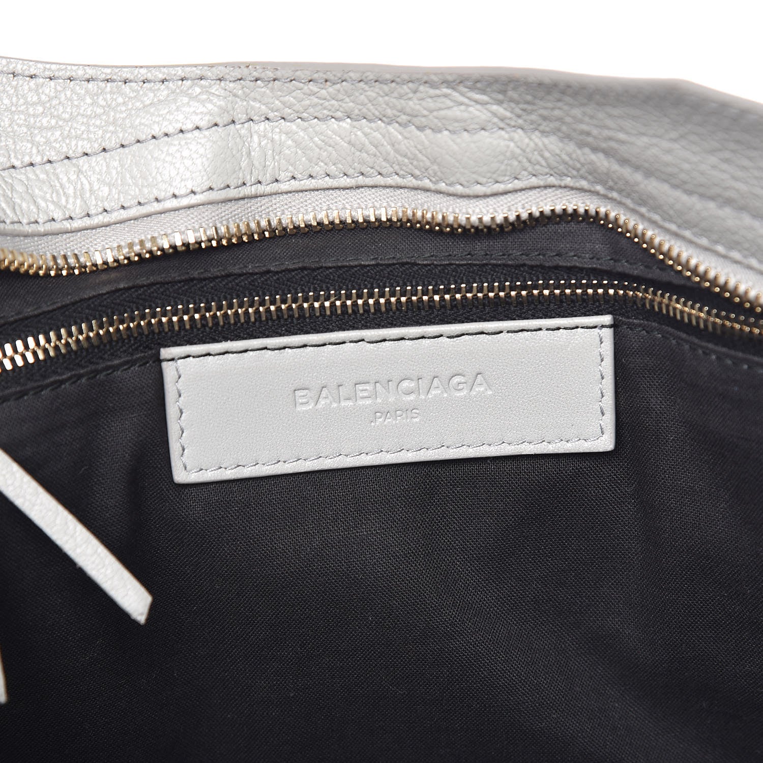 Balenciaga Chevre Gold Metallic Edge Hardware City Gris Perle 8 of 11