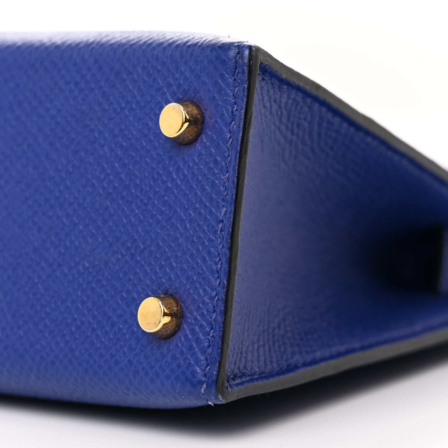 Hermes Epsom Mini Kelly Sellier 20 Bleu Electrique 10 of 12