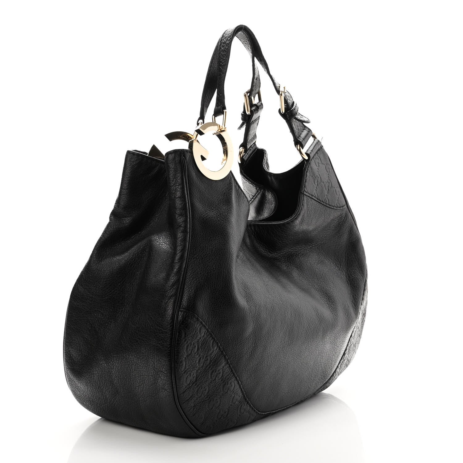 Gucci Guccissima Charlotte Tote Black 3 of 10