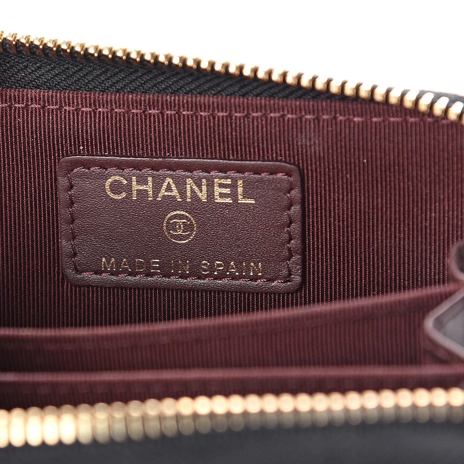 Chanel Caviar Quilted Zip Coin Purse Black 5 of 6