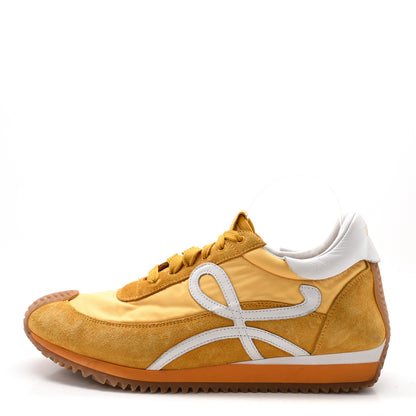 Loewe Nylon Suede Mens Flow Runner Sneakers  41 Facade 1 of 10