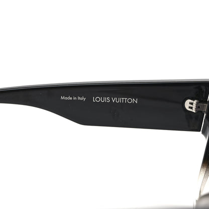 Louis Vuitton Acetate Swarovski Crystal Cyclone Sunglasses Z1736W Black 6 of 9