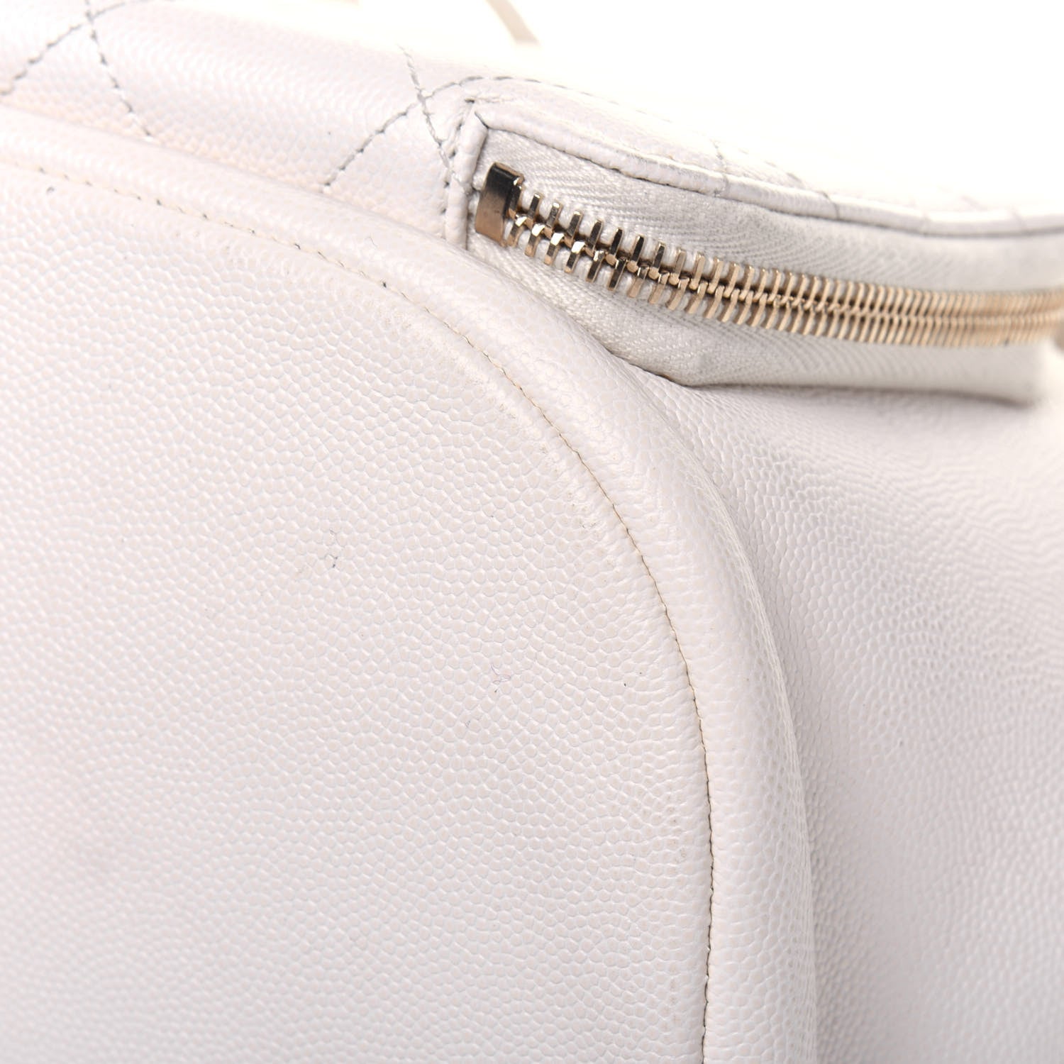 Chanel Caviar Quilted Business Affinity Backpack White 11 of 17