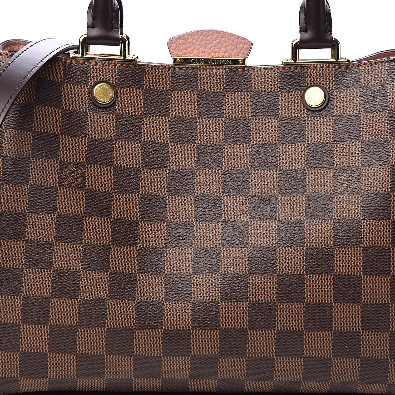 Louis Vuitton Damier Ebene Cuir Taurillon Brittany Magnolia 10 of 10