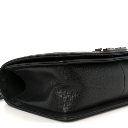 Chanel Caviar Quilted Medium Boy Flap Black 9 of 11