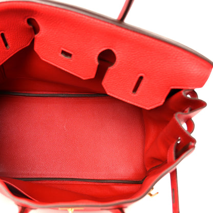 Hermes Togo BIRKIN 35 Geranium 5 of 12