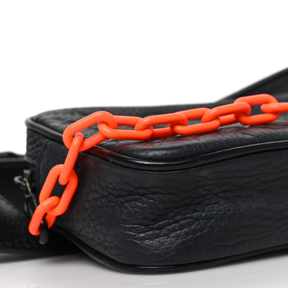Louis Vuitton Taurillon Monogram Uniformes Solar Ray Soft Pochette Volga Belt Bag Black 6 of 7