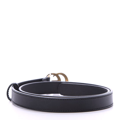 Gucci Calfskin Double G 20mm Belt 70 28 Black 2 of 8