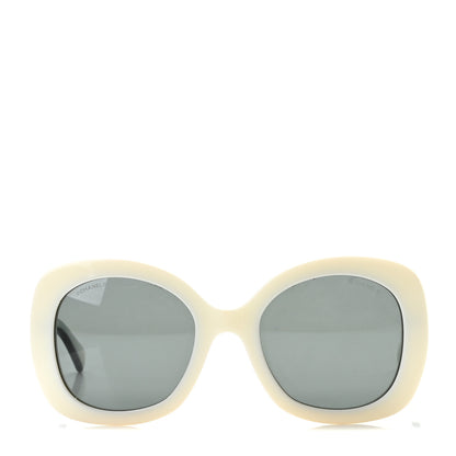 Chanel Acetate Sunglasses 71414 White 2 of 6