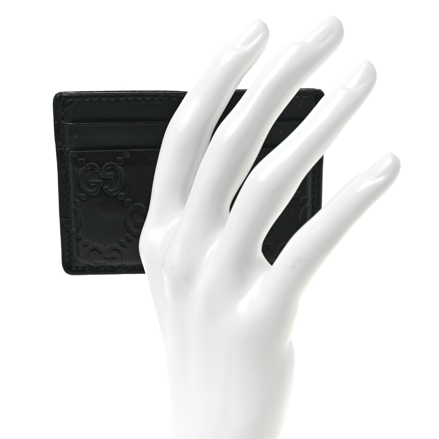 Guccissima Card Holder Black