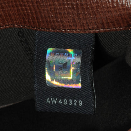 Fendi Zucca Spalmati Continental Wallet Tobacco Cioccolato 7 of 10