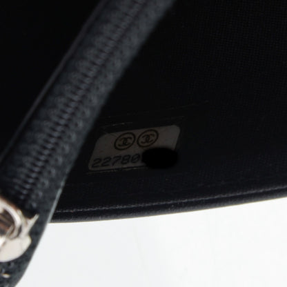 Chanel Patent Double Quilted Wallet On Chain WOC Black 8 of 8