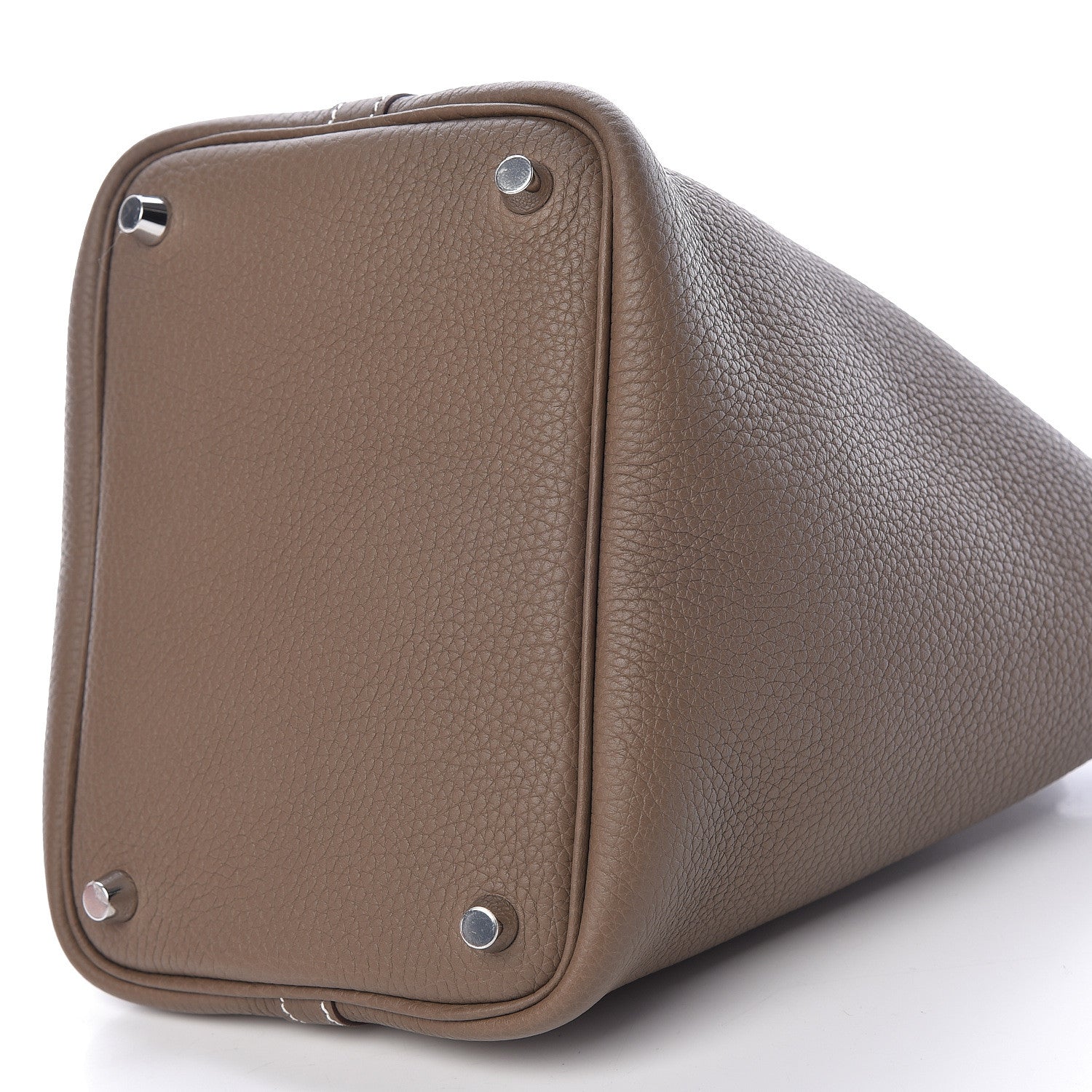 Hermes Taurillon Clemence Picotin Lock 18 PM Etoupe 6 of 11