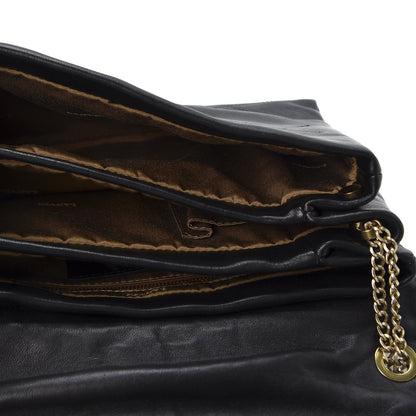 Lanvin Lambskin Quilted Medium Sugar Flap Shoulder Bag Black 4 of 9