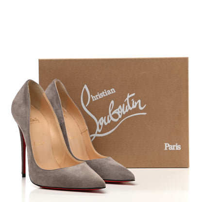 Christian Louboutin Veau Velours So Kate 120 Pumps 37 Storm 12 of 12