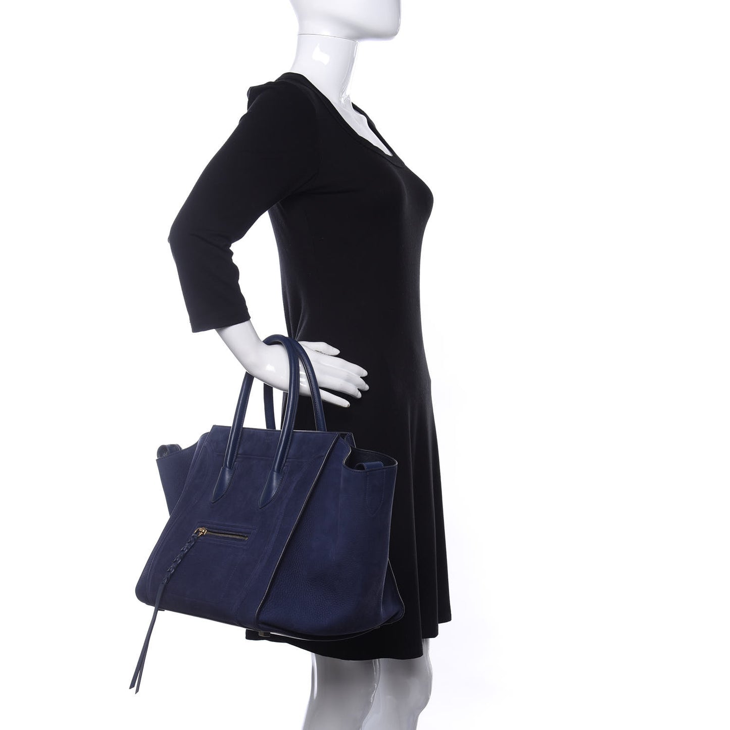 Nubuck Calfskin Medium Phantom Luggage Navy