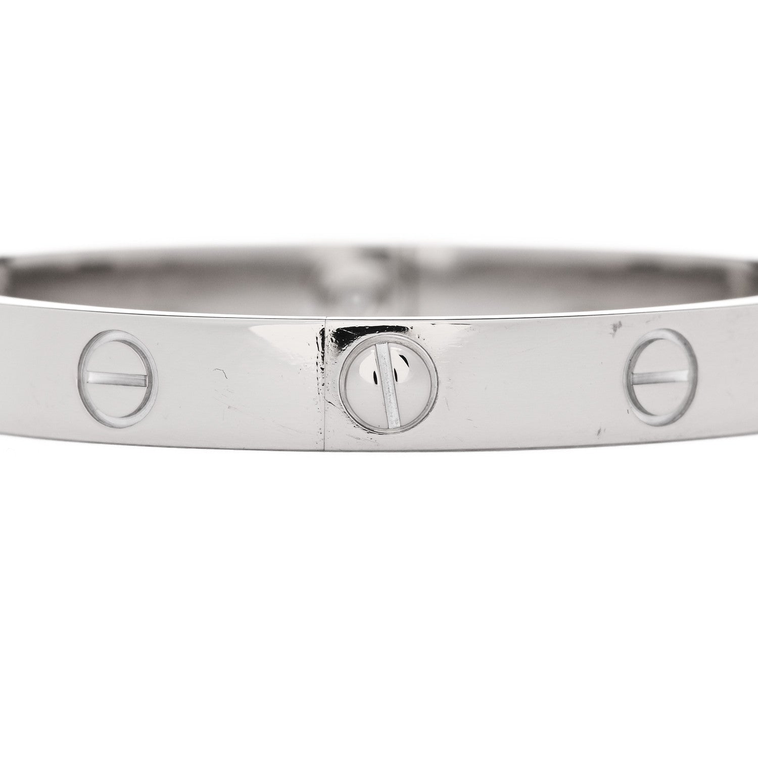 Cartier 18K White Gold LOVE Bracelet 16 3 of 8