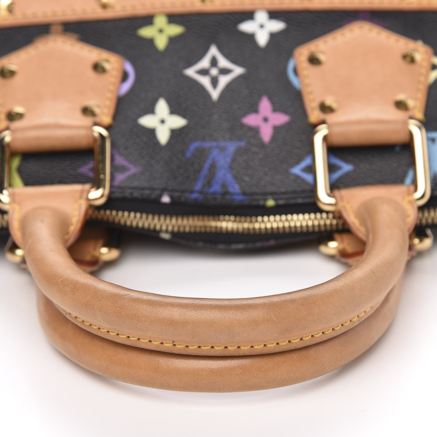 Louis Vuitton Monogram Multicolor Alma Black 10 of 17
