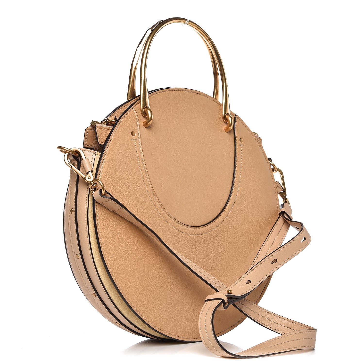 Chloe Goatskin Suede Medium Pixie Bag Pearl Beige 3 of 7