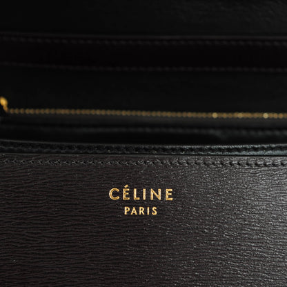 Celine Liege Calfskin Medium Classic Box Flap Bag Espresso 7 of 7