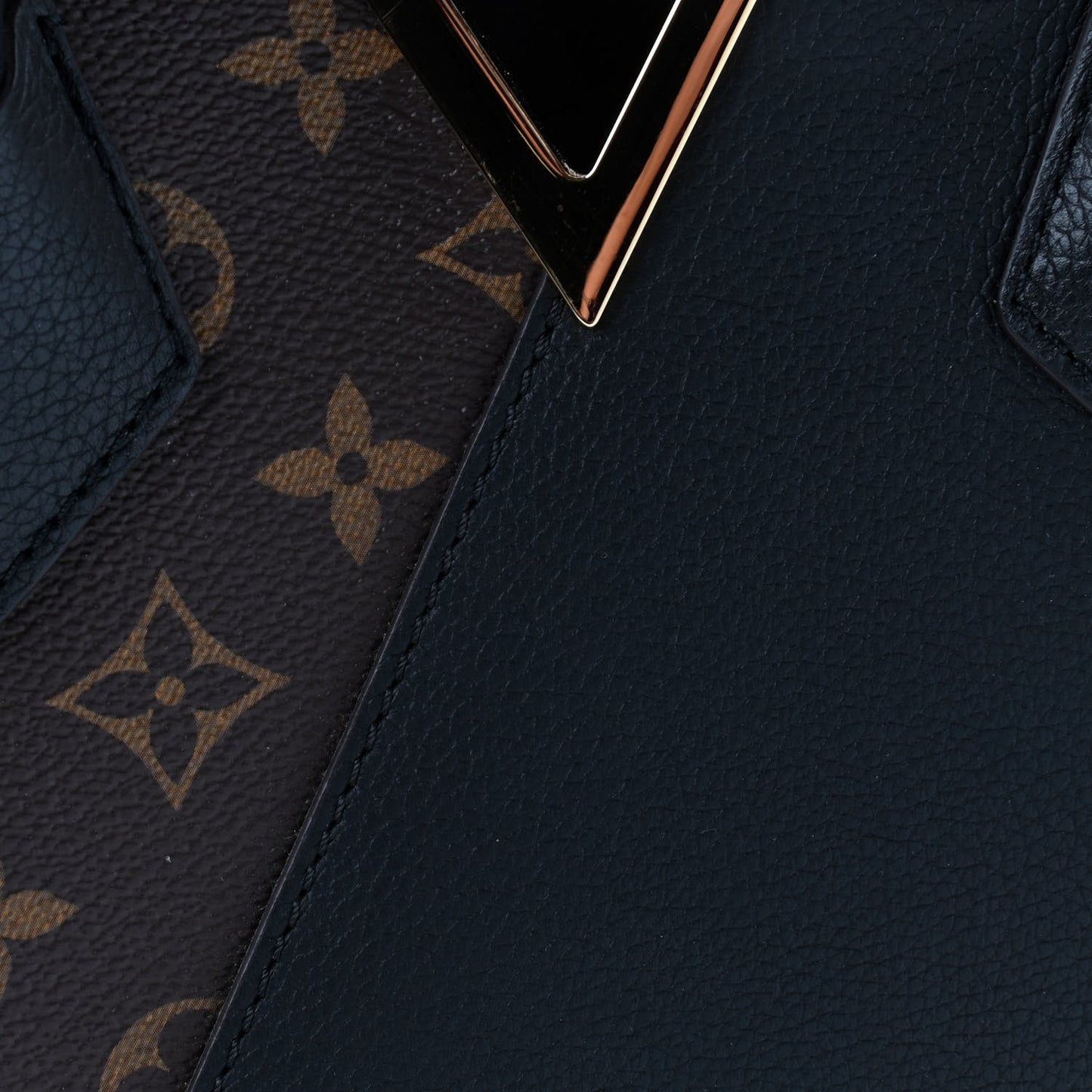Calfskin Monogram Kimono Tote PM Black