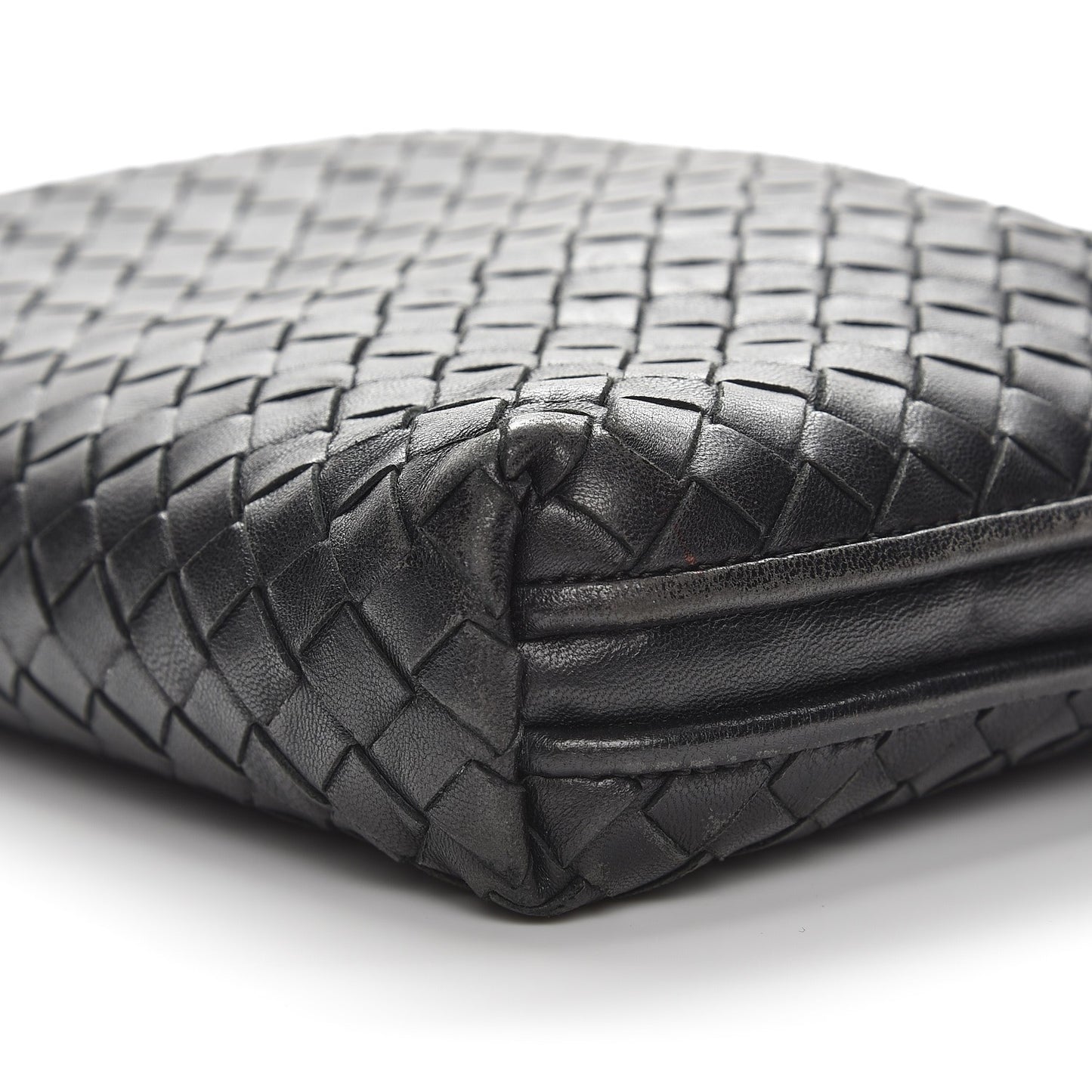 Nappa Intrecciato Pillow Crossbody Messenger Nero Black