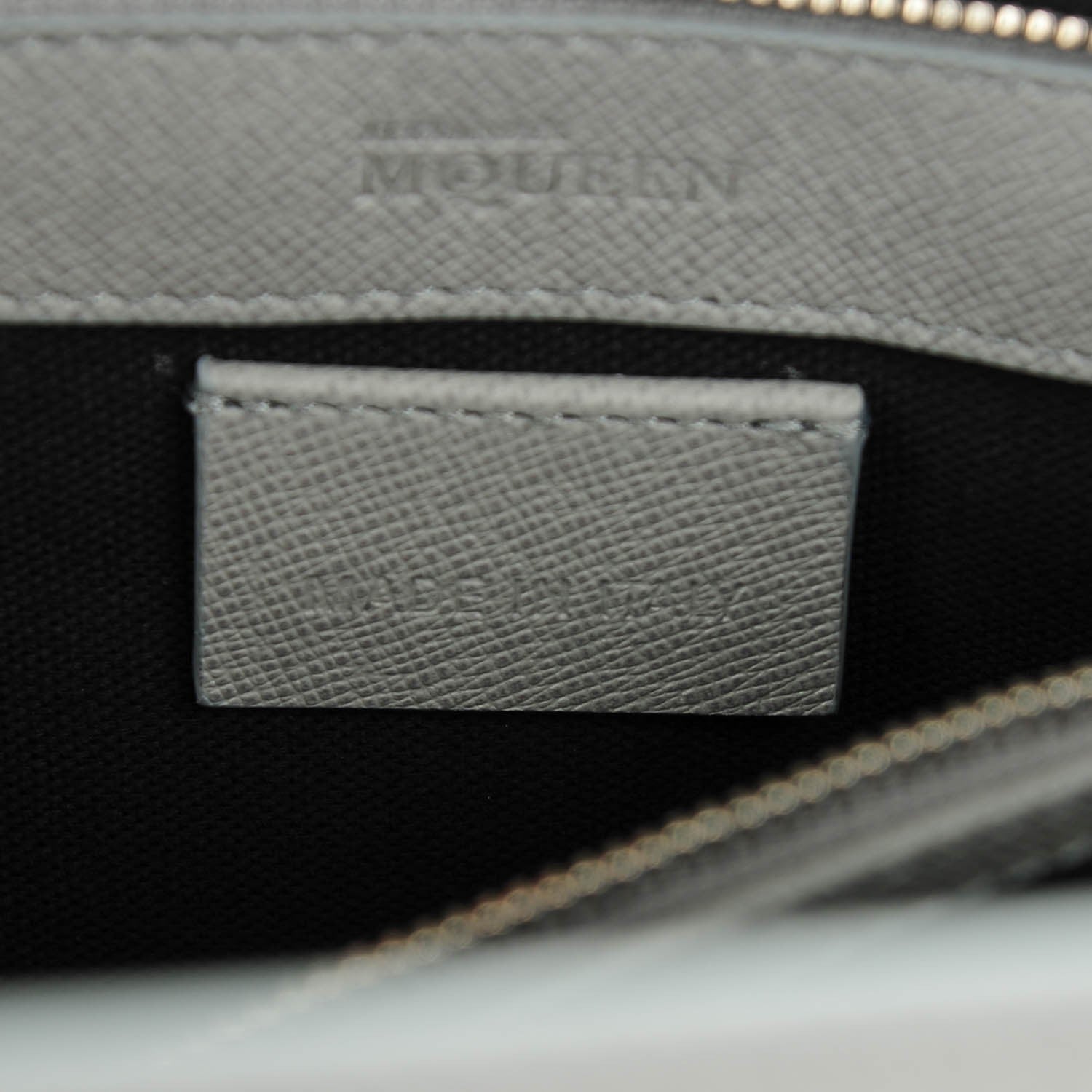 Alexander McQueen Saffiano Heroine Open Tote Grey Melange 7 of 8