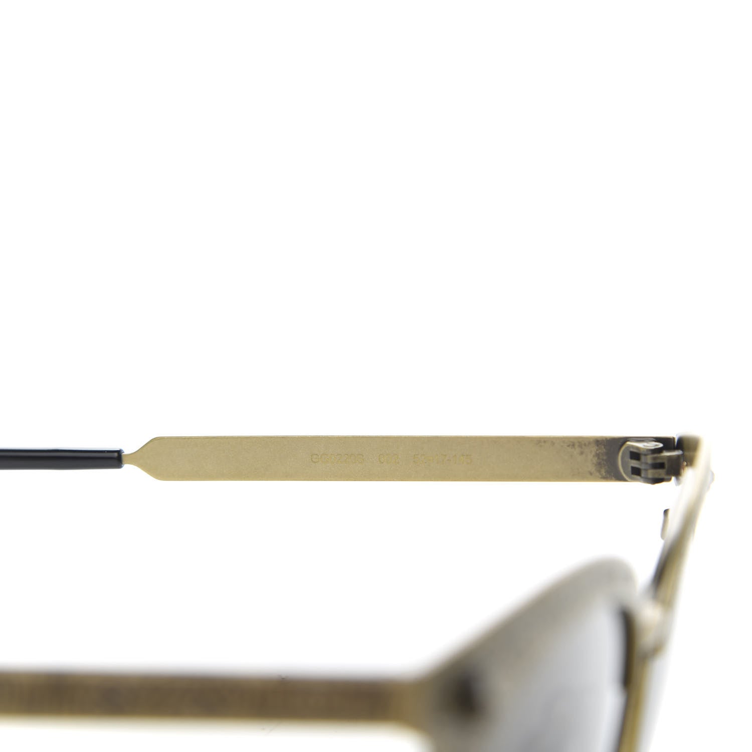 Gucci Metal Tiger GG0220S Sunglasses Antique Gold 6 of 8