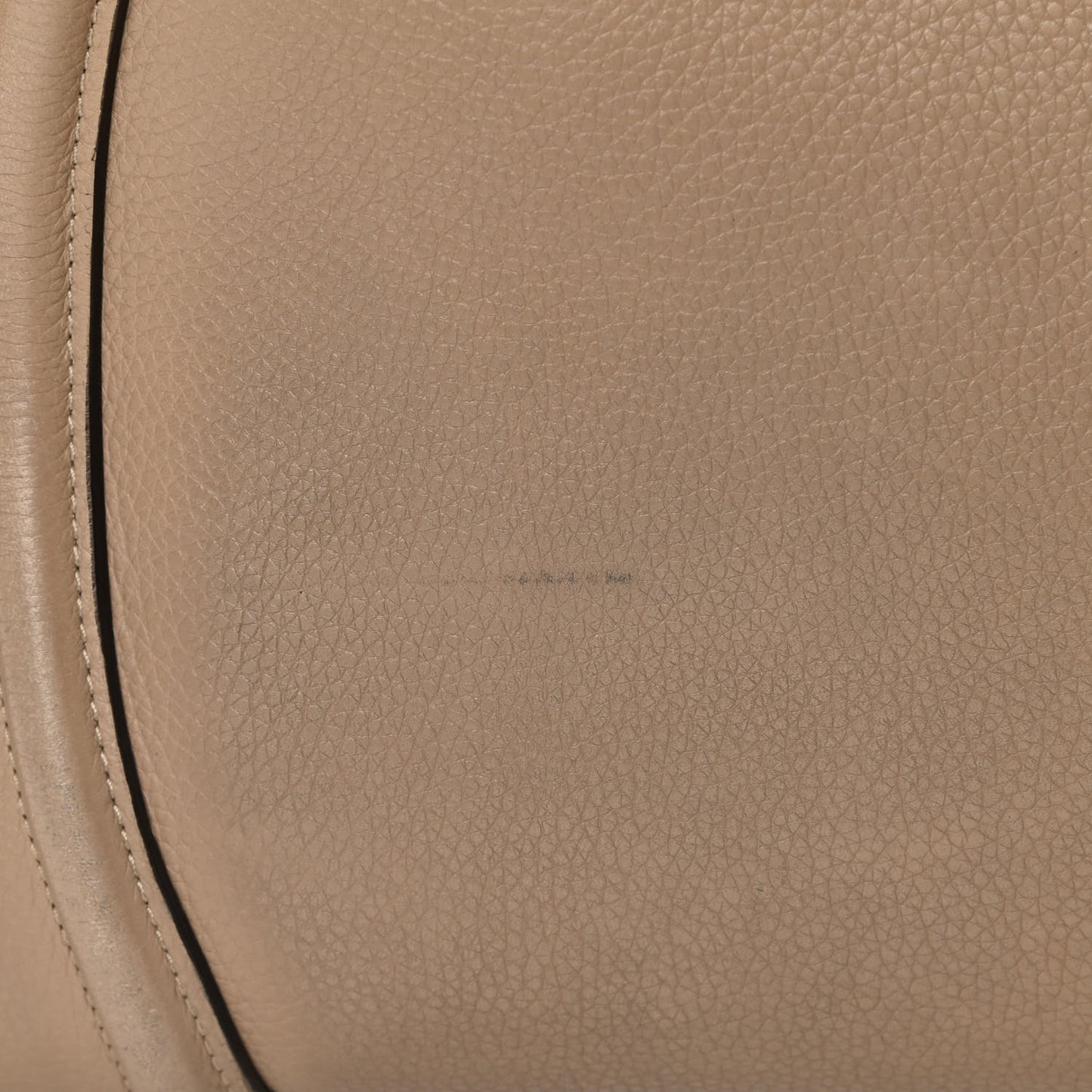 Drummed Calfskin Mini Luggage Dune