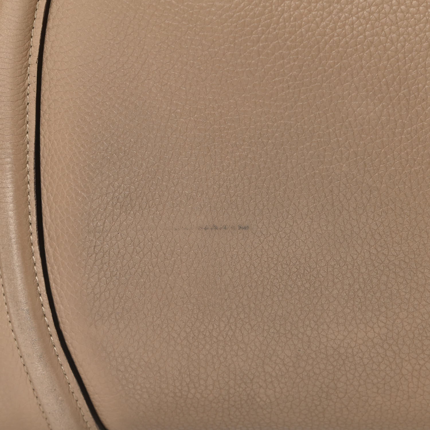 Celine Drummed Calfskin Mini Luggage Dune 19 of 25