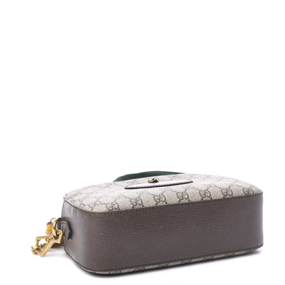 Gucci GG Supreme Monogram Web Neo Vintage Shoulder Bag Beige New Acero Crop 3 of 9