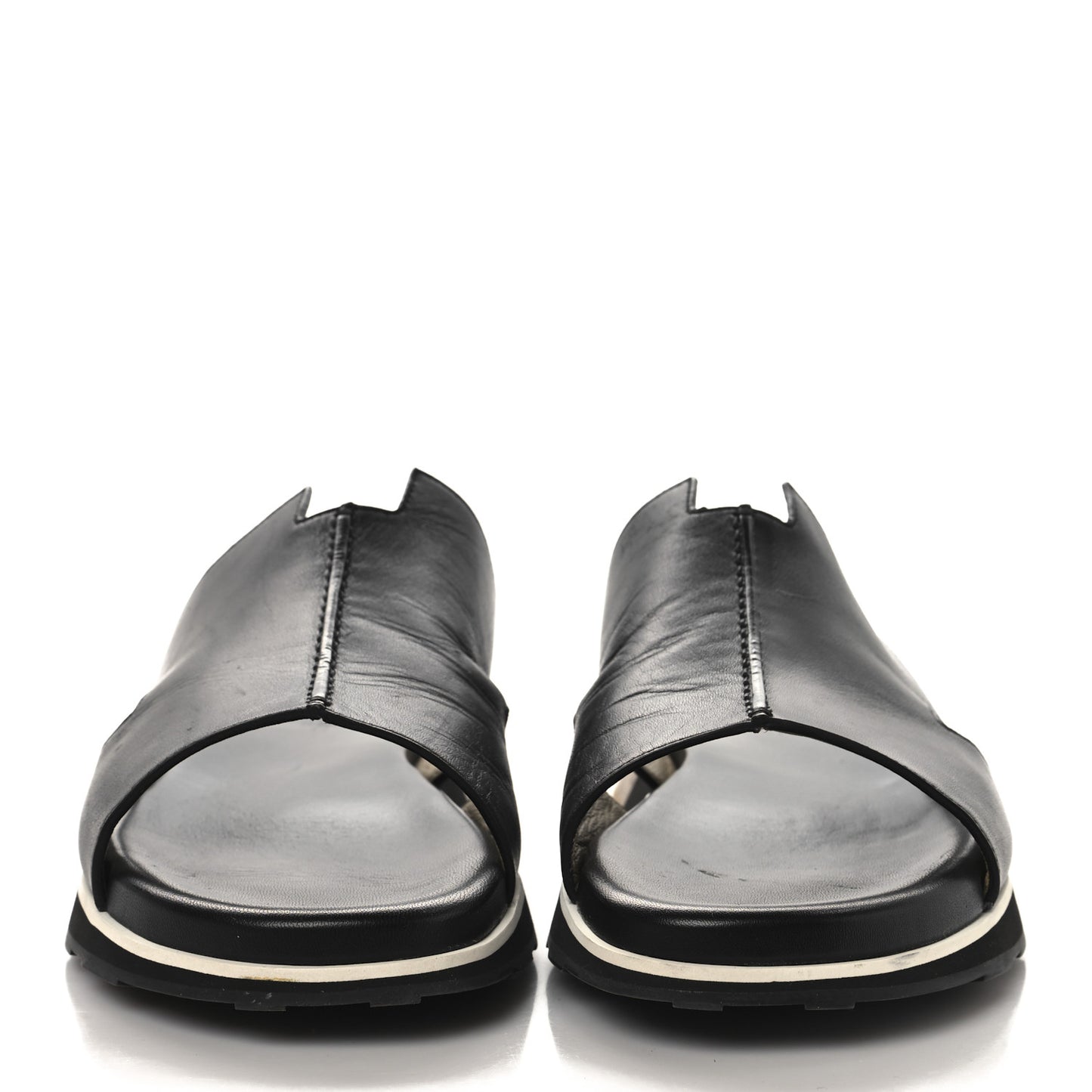 Nappa Mens Pharaon Sandals 43.5 Black