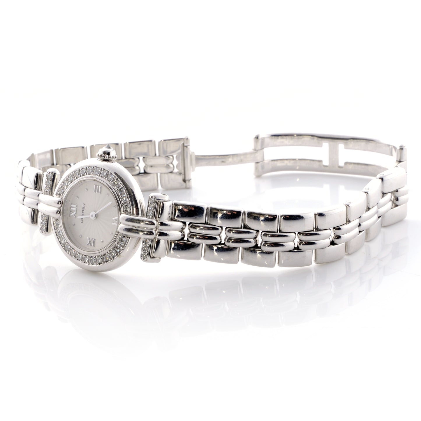 18k White Gold Diamond Ladies Watch