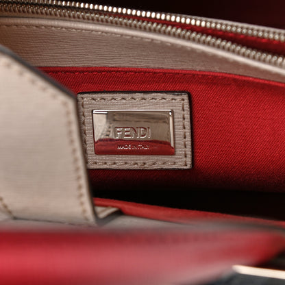 Fendi Vitello Elite Monster Petite 2Jours Tote Polvere Ribes Multicolor 6 of 10
