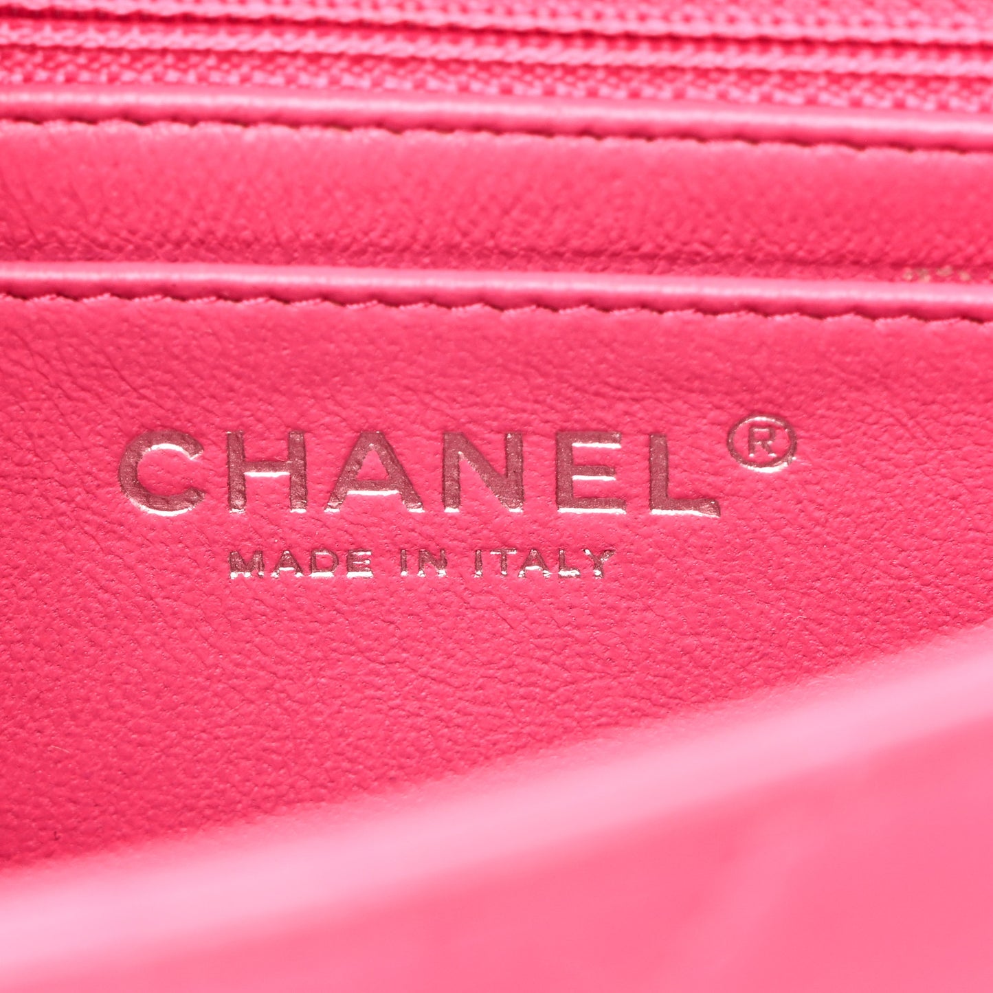 Lambskin Quilted Mini Square Flap Pink