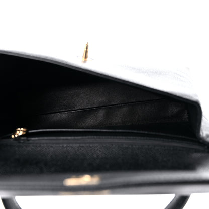 Chanel Caviar Jumbo Kelly Flap Black 4 of 12