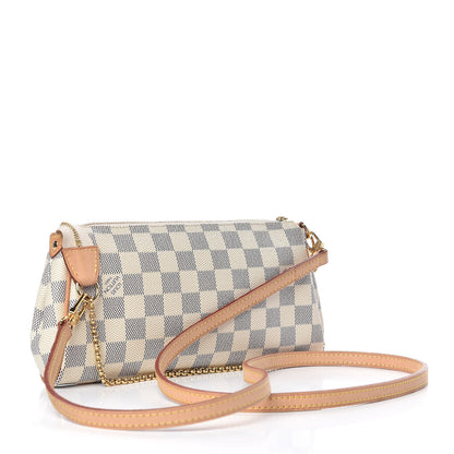 Louis Vuitton Damier Azur Eva Clutch 3 of 9