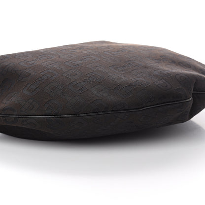 Gucci Canvas Horsebit Glam Hobo Dark Brown 7 of 8