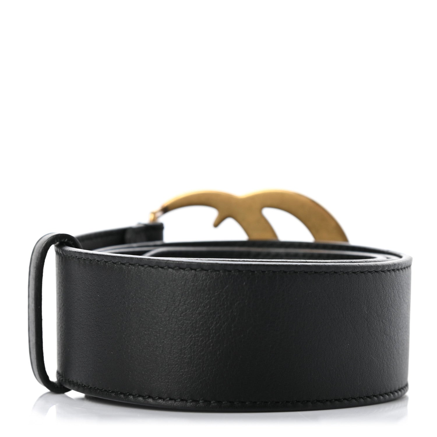 Gucci Calfskin Double G 40mm Belt 75 30 Black 2 of 5