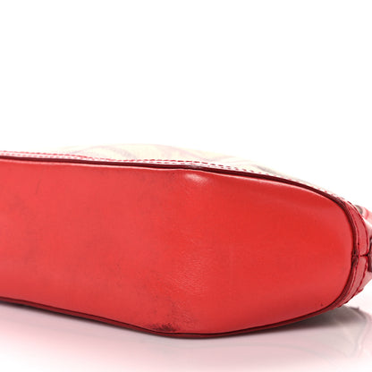Burberry Haymarket Check Mini Orchard Crossbody Military Red 10 of 13