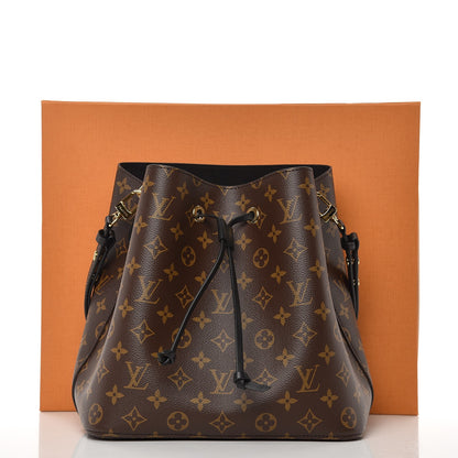 Louis Vuitton Monogram Neonoe MM Black 8 of 8