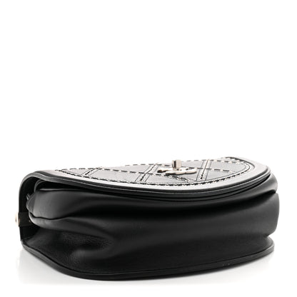 Chanel Calfskin Coco Eyelets Small Flap Bag Black 4 of 11