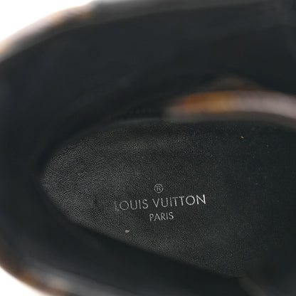 Louis Vuitton Suede Calfskin Monogram Laureate Platform Desert Boots 38 Taupe 7 of 9