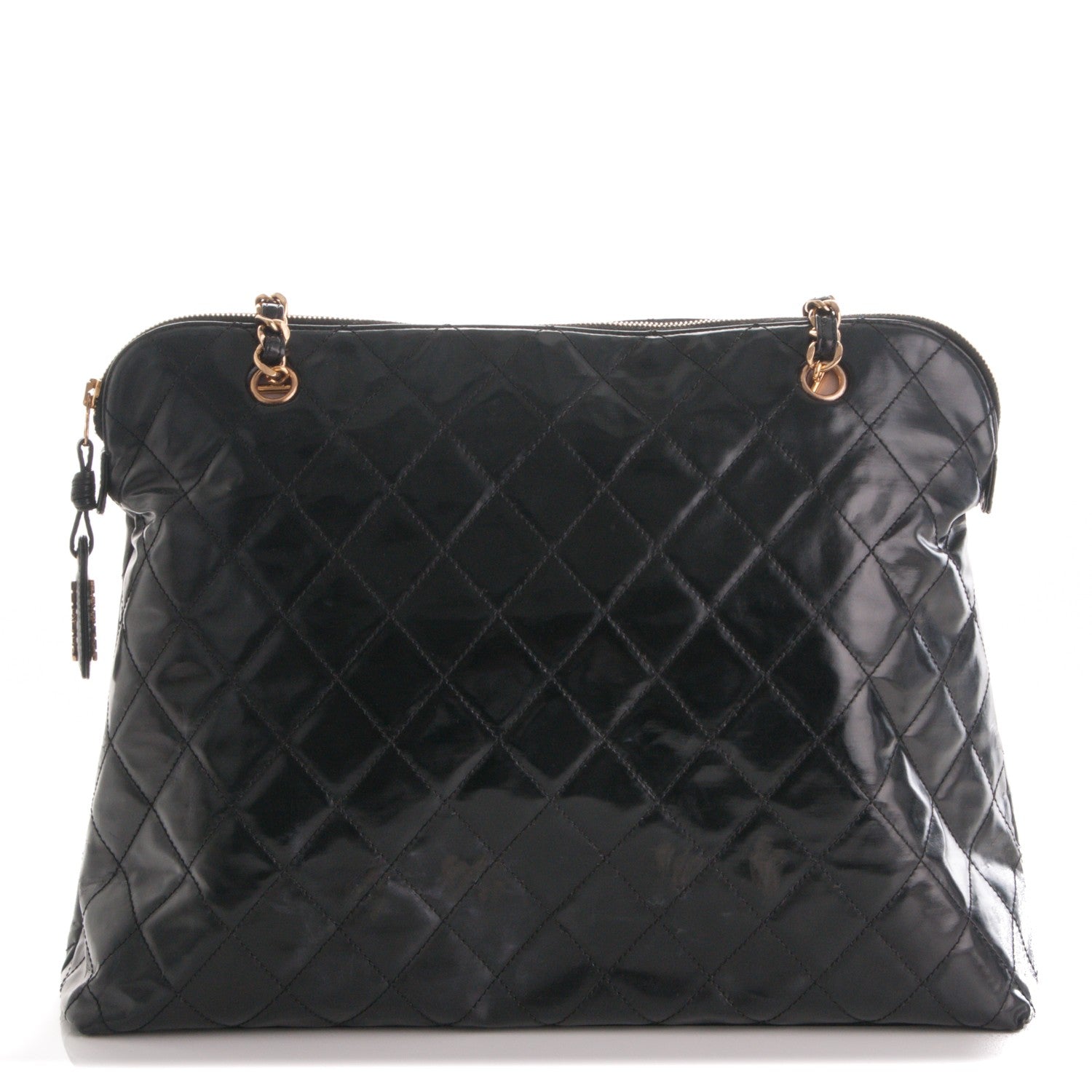 Chanel Calfskin Quilted Shoulder Bag Black 1 of 7