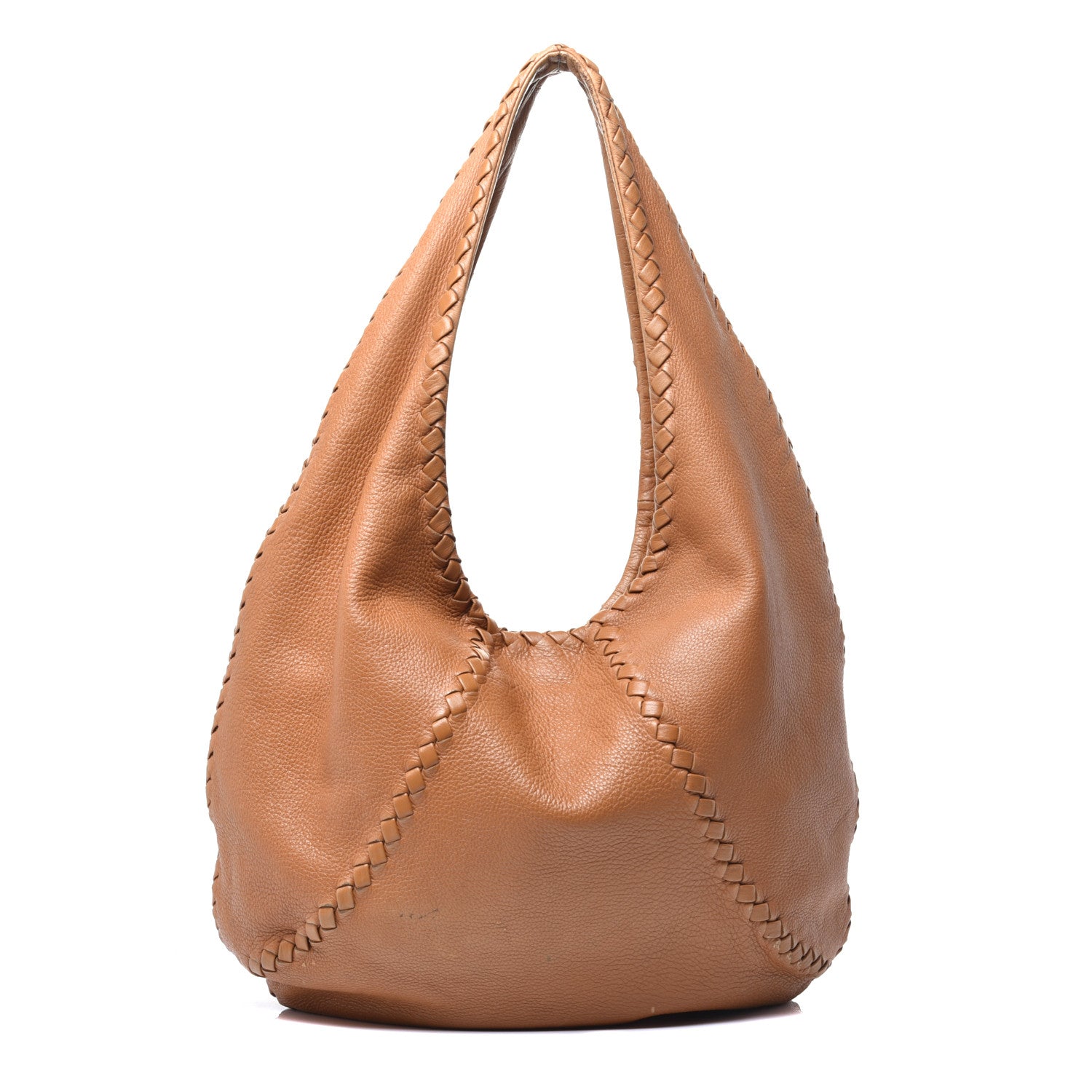 Bottega Veneta Cervo Deerskin Large Hobo Carmel 1 of 10
